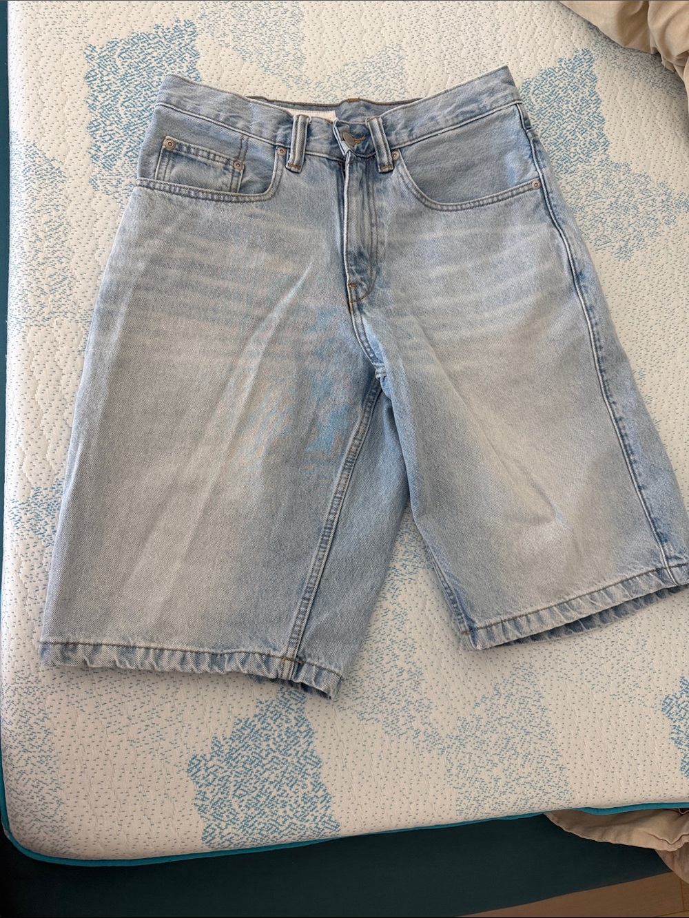 ZARA Light Blue Men’s Denim Shorts